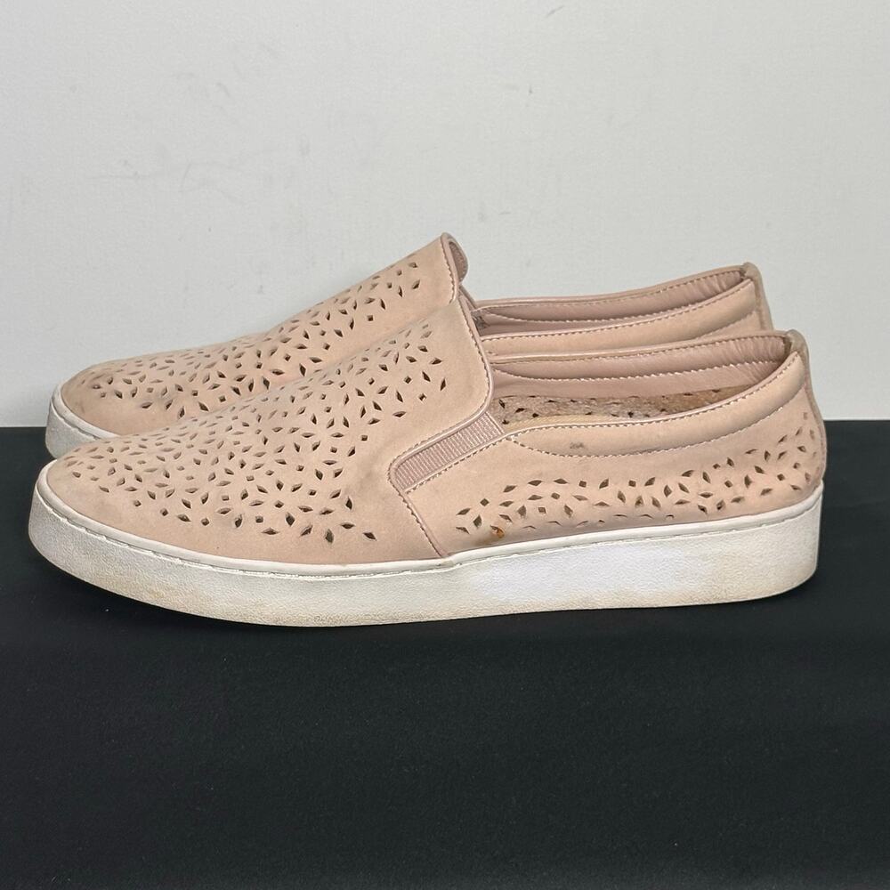 Vionic Splendid Midi Pink Perforated Slip On Sneakers Concealed Ortho Arch Sz 9 - Picture 4 of 9